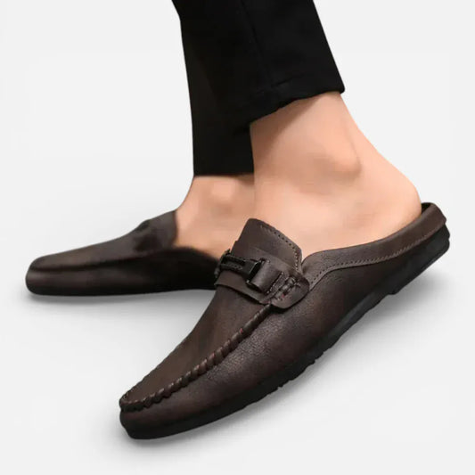 Mocassins Homme en Cuir Verni